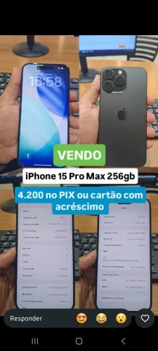IPHONE 15 PRO MAX 256GB
