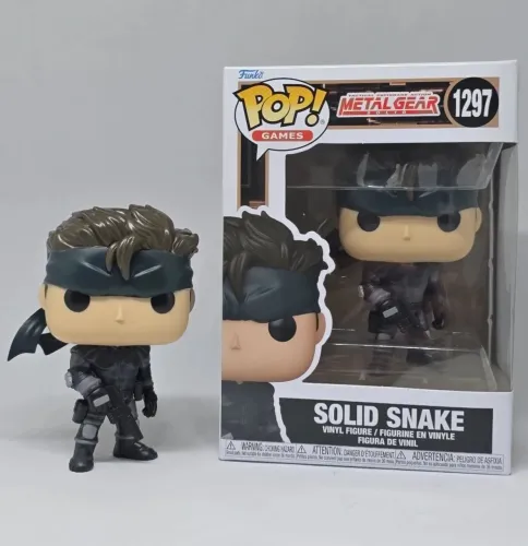 Funko Pop Solid Snake 1297 em estoque