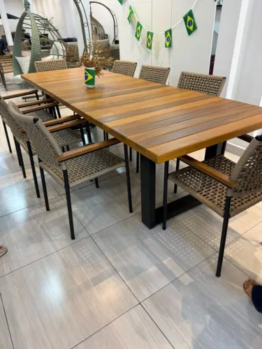 Mesas,Cadeiras De Jantar Corda Náutica