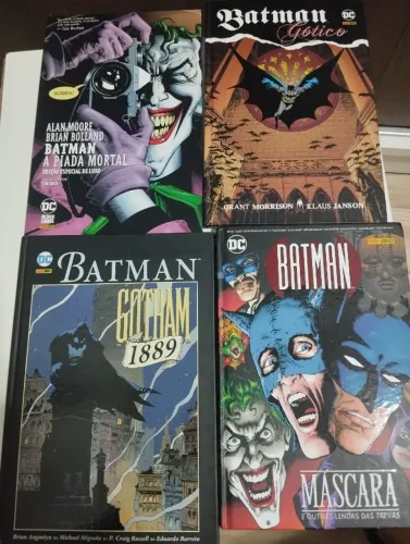 pacote Batman - Gótico, 1889, Piada Mortal e Máscara (todos capa dura)