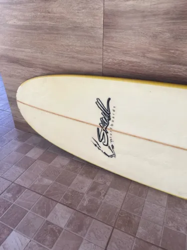 Prancha Longboard 9?0 skull Surfboards - Triquilha + Capa 