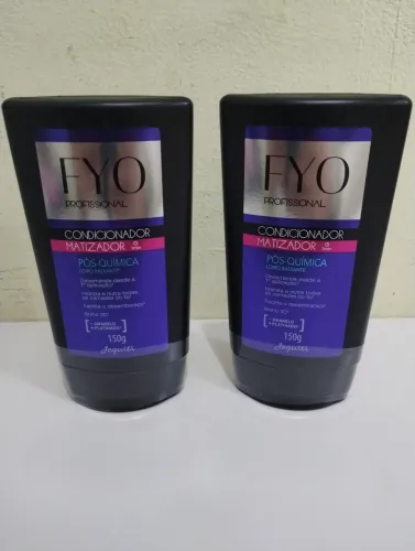 Kit Jequiti 2 Condicionador Matizador Pós Química Loira Radiante 150 g. V. 01/28