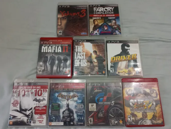 Coleção de Jogos de PS3