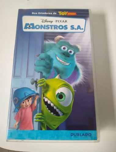 Shrek Edição especial, Procurando Nemo, Monstros SA, Teletubes Vhs