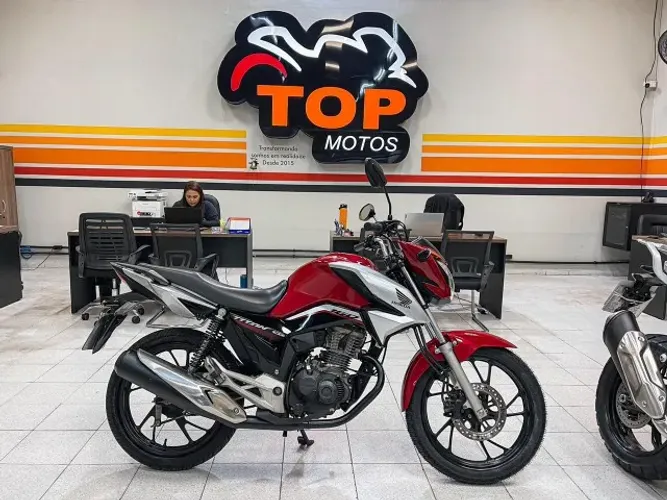 Honda CG 160 Titan 2024 I Manual + Chave Reserva I Possibilidade 100% Financiada. 