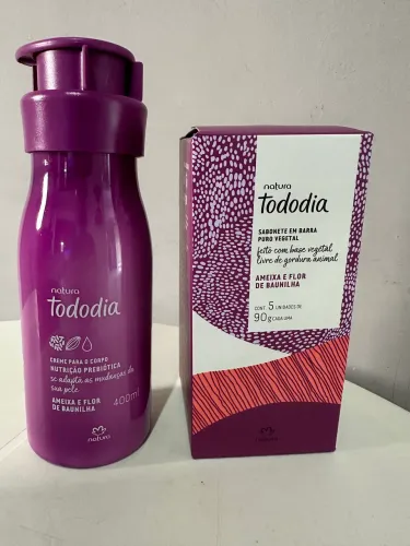 Kit Natura Hidratante + Caixa de Sabonetes (Escolha sua Fragrância)