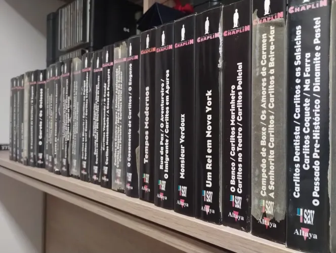 Coleção de fitas VHS Charles Chaplin - 26 filmes