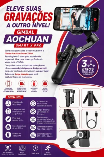 Gimbal AOCHUAN Smart X Pro