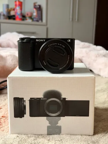 Sony Alpha Kit Zv-e10 Mirrorless 4k + Lente De 16-50 - Preto