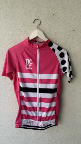 Jersey ciclismo rosa - M