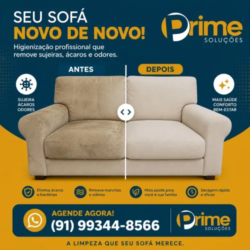 Limpeza de Sofá 