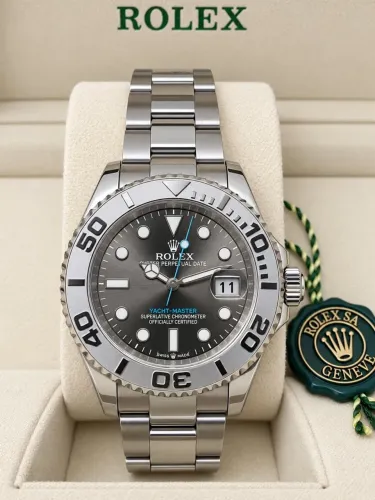 Relógio Rolex Yacht Master Cinza