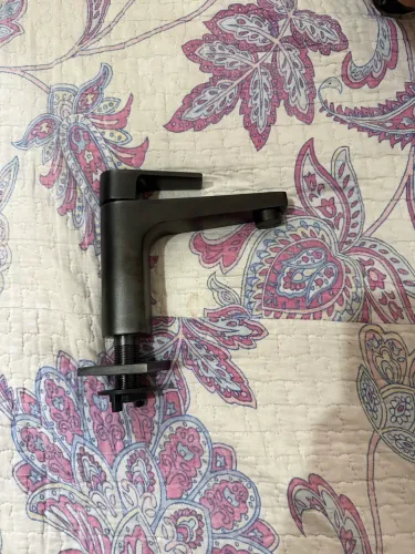 Torneira Lavatório Bancada Level Black Matte Bica Baixa Deca