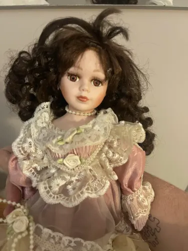 BONECA VITORIANA VINTAGE COLECIONADOR
