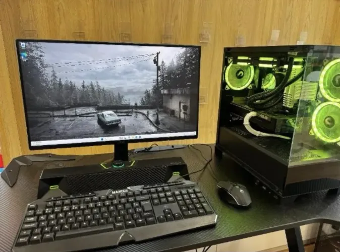 PC Gamer Completo | Asus 24" | Ryzen 5700x | Asus RTX 5060 | 32GB DDR4 | SSD 1TB | Wi-Fi