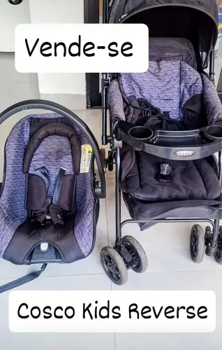 Carrinho e bebê conforto Cosco Kids Reverse 