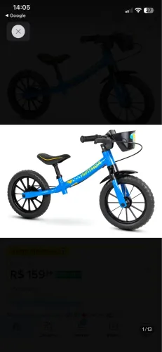 Bicicleta equilíbrio