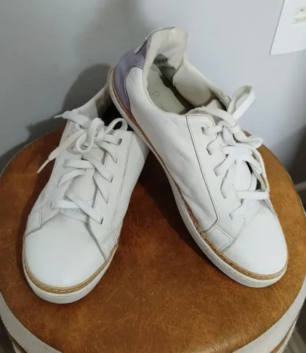 Tênis WJ couro branco - n.37