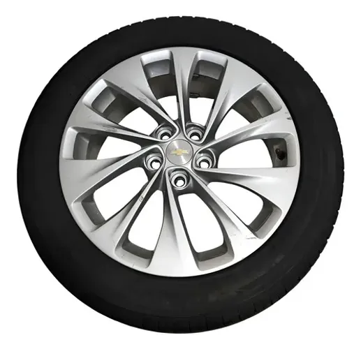 Roda Aro 17 C/pneu Chevrolet Cruze Ltz 2017 A 2019 13409659 Prateado