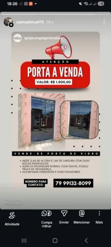 Porta pra vender logo.