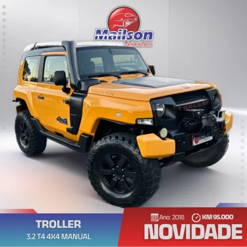 Troller T-4 4X4 3.2 20V TDI Cap. Rígida Diesel 2018