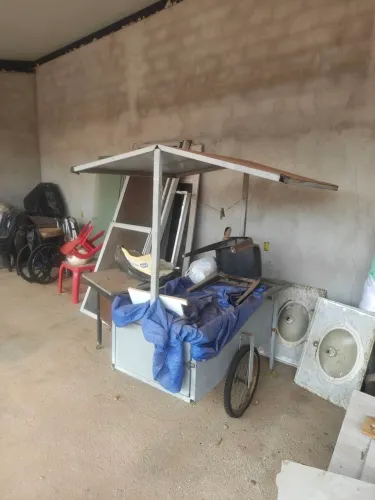 Carrinho para vender lanches 