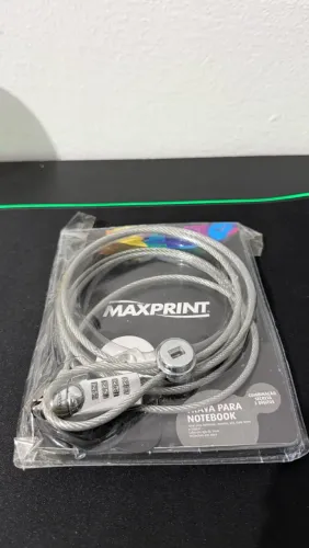 Cadeado de Segurança Maxprint para Notebook com Senha