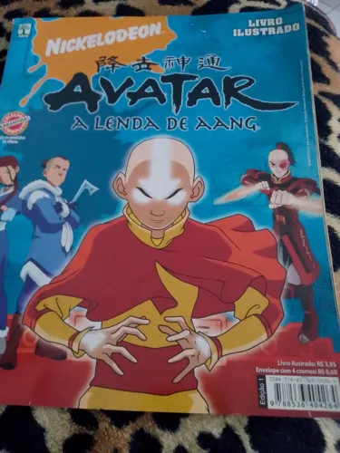 Livro ilustrado Avatar A Lenda de AANG.