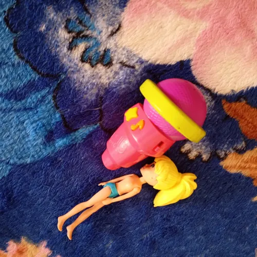 Boneca Polly+microfone