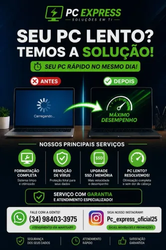 SEU PC TRAVANDO? RESOLVO HOJE