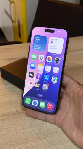 iPhone 16 Pro Max 256GB Black - Saúde da bateria 91%! Loja física! Com 90 dias de