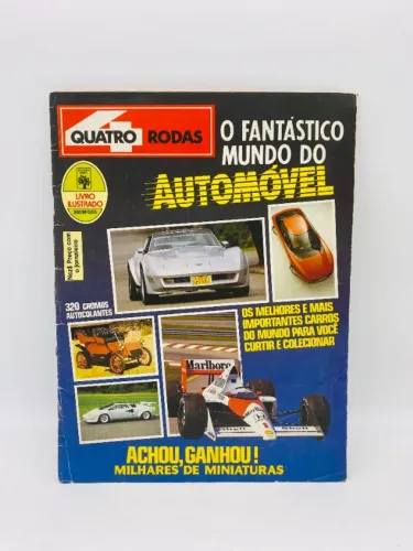 Álbum Quatro Rodas: O Fantástico Mundo Do Automóvel