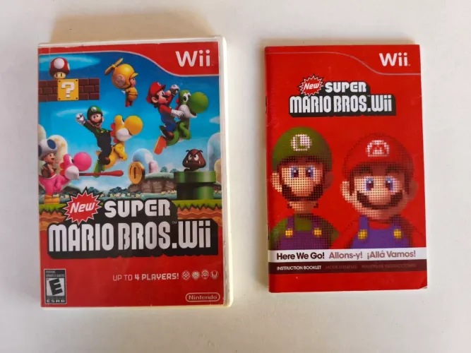 Jogo New Super Mario Bros Wii original americano