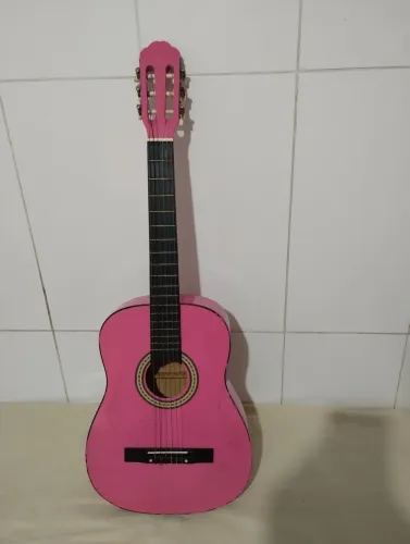 Violão Rosa para iniciantes 