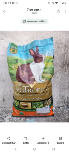 Ração para Coelho.