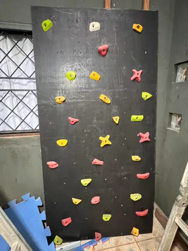 Parede de escalada 