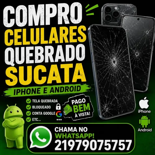 Conserto de celular troca de tela , etc , compro celular quebrado