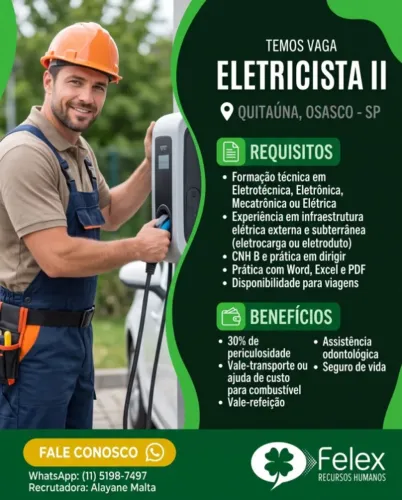 Eletricista instalador II