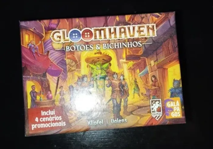 Gloomhaven botoes e bichinhos