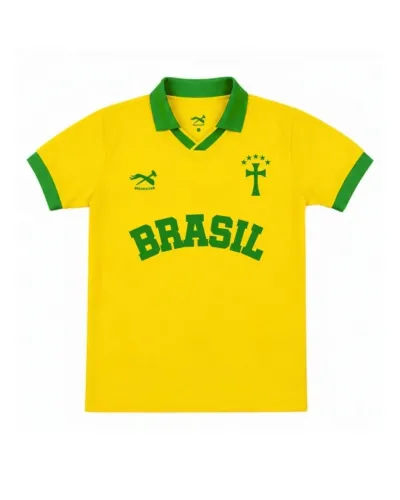 Camisa BRASIL Retrô Fé Pela Nação CURITIBA