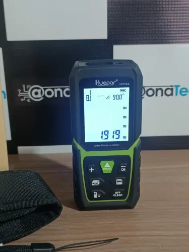 Trena a laser 80M recarregável - uso interno
