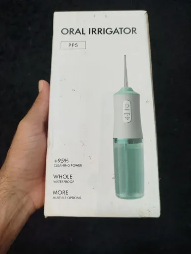 Irrigador oral fio dental 220ml Recarregável portátil com 3 modos Dry