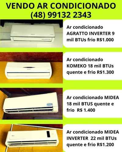 vendo ar condicionados