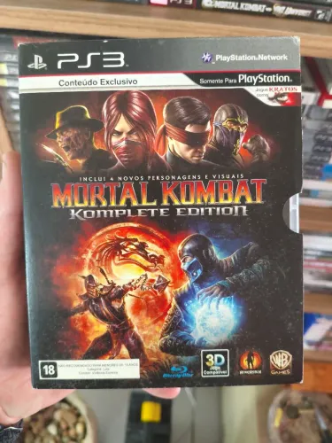 Mortal Kombat: Komplete Edition + Mortal Kombat: Legacy - Mídia física - PS3