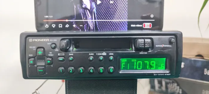 Radio Toca Fitas Pioneer Keh-2600 Com Bluetooth Lindo