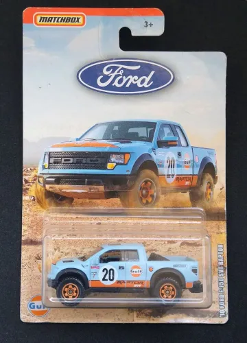 Matchbox '10 FORD F-150 SVT Raptor GULF 