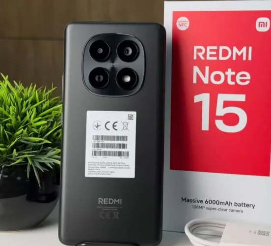 Lançamento Da Xiaomi Note 15 - 256Gb/8 Black 