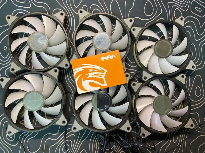 6 Fans + SSD Sata 3 512GB