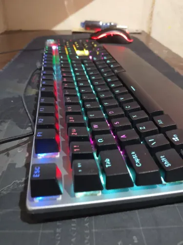 Vendo Teclado Mecânico Gamer Fortrek G Pro K7 Black Edition - Estado de Novo!