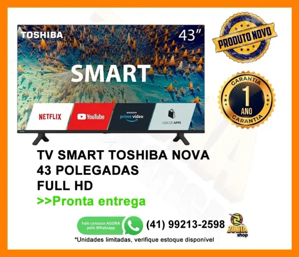 TV 43 Toshiba nova